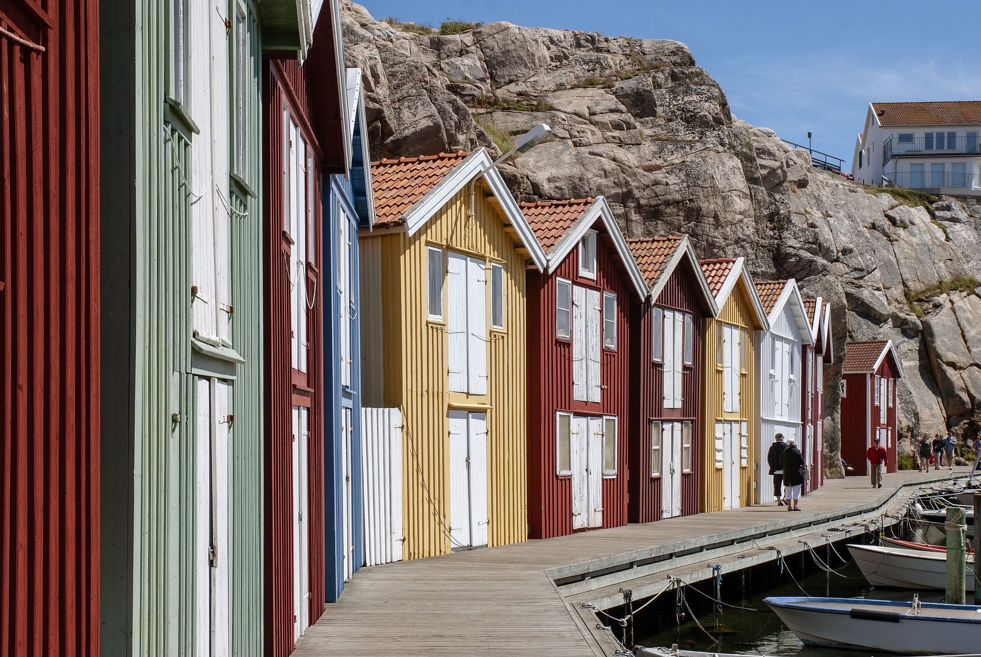 A Row of Home in Sweden