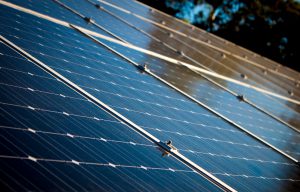 Close Up of a Working Solar Panel in Saskatchewan
